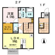 クレール シャトレーの間取り画像