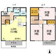 ローズコート D棟の間取り画像