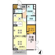 レーヴリッチの間取り画像