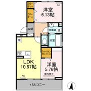 ソレイユ宮小路の間取り画像