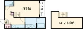 セレーノオオゾネの間取り画像