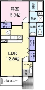 プラシードの間取り画像