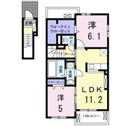 ソレイユ Ⅰの間取り画像