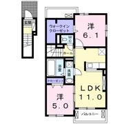 エスポワール Cの間取り画像