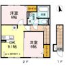メゾン花見山 Ⅱの間取り画像