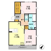 セルリア A棟の間取り画像