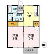 ビューラ東の間取り画像