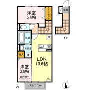 パーチェ津山口の間取り画像