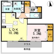 メゾンドラグルⅡ B棟の間取り画像