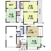 春日部市緑町6丁目貸家の間取り画像