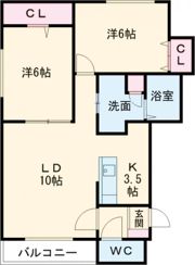 Pinot Blanc (ピノブラン)の間取り画像