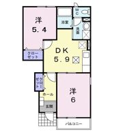 サンシャインAの間取り画像