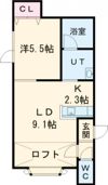 コムフォートⅡの間取り画像