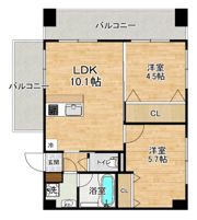 modern palazzo浦上駅前の間取り画像