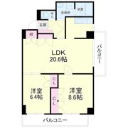 上浅田レジデンスの間取り画像