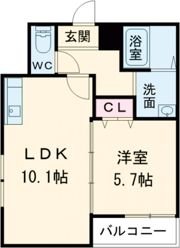 フジパレス百舌鳥本町Ⅱ番館の間取り画像