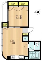 クリスタルマンションの間取り画像