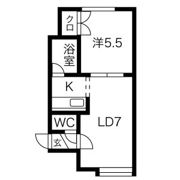 フォレスト北郷の間取り画像