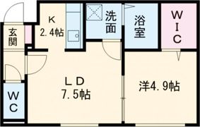メゾン・ド・ソレイユ Bの間取り画像