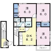 オーブリーSⅡAの間取り画像