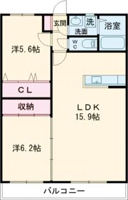 コンフォート鴻之台の間取り画像