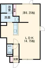 Licht Zwei【リヒト ツヴァイ】の間取り画像