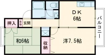 セジュール松月の間取り画像