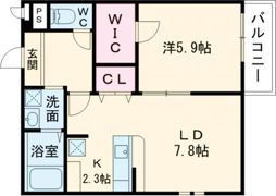 フジパレス森町の間取り画像