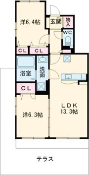 ステラ ウエストの間取り画像
