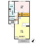 アリコ・ルージュ Bの間取り画像