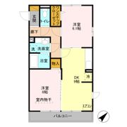 サザンボヌールの間取り画像