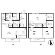 クロノスの間取り画像