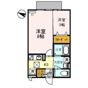 クラインガルテン A棟の間取り画像