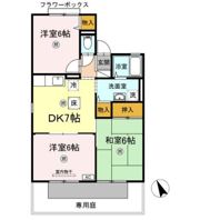 グリーンフィールズ C棟の間取り画像