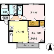 グランモアK B棟の間取り画像