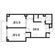 エステート北町の間取り画像