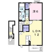 ソラーレ コート Bの間取り画像