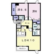 ノースリバーⅡの間取り画像