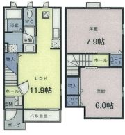 サンメゾン・Ⅰの間取り画像
