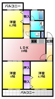 ファミールの間取り画像