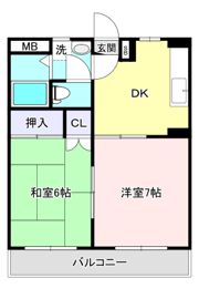 アバンツァート新白河の間取り画像