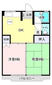 サンハウスαの間取り画像