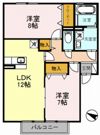 エストコリーヌ Ⅱ番館の間取り画像