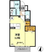 セブンフィールド Bの間取り画像
