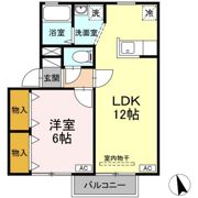リビングタウン東通Ⅱ Eの間取り画像
