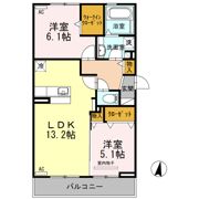 トゥルー・デュオの間取り画像