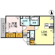 ハイツ大今里の間取り画像