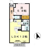 アンソレイエ Cの間取り画像