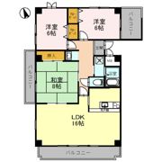 コーポ堂の前の間取り画像