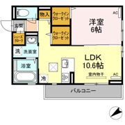 フィオーレ南二軒屋の間取り画像